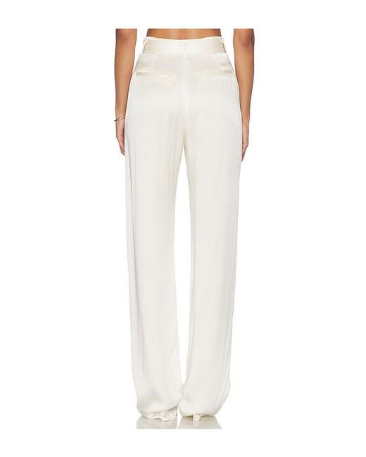 LAPOINTE White High Waisted Belted Pant