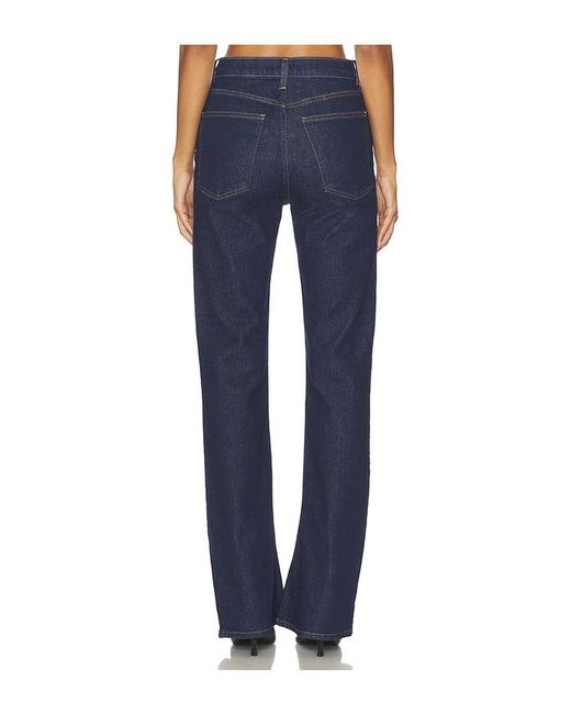 Agolde Blue Mid Rise Kick Boot Jeans