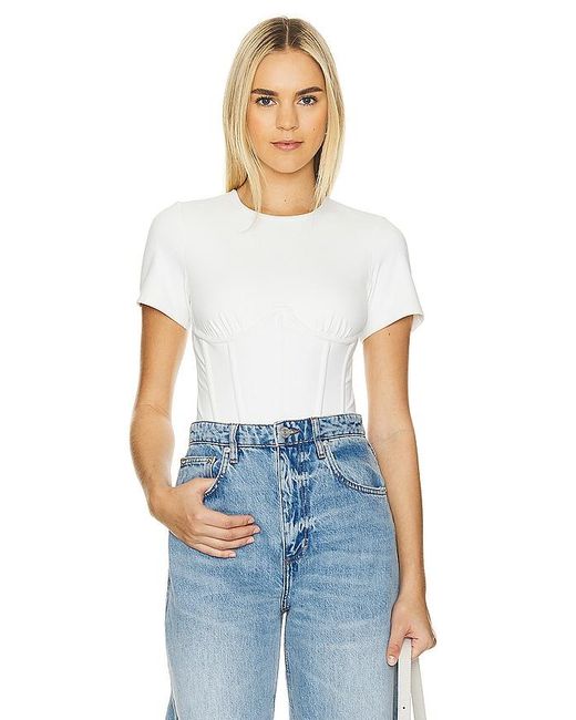 Cami NYC White Xenia Bodysuit