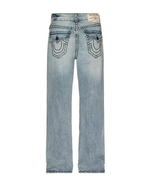TRUE RELIGION Vinny Ultra Baggy Super T Flap Jeans in Blue for Men