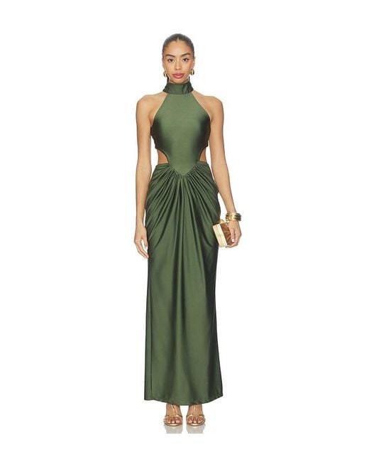 Mariandree Gaitan Green Corina Dress
