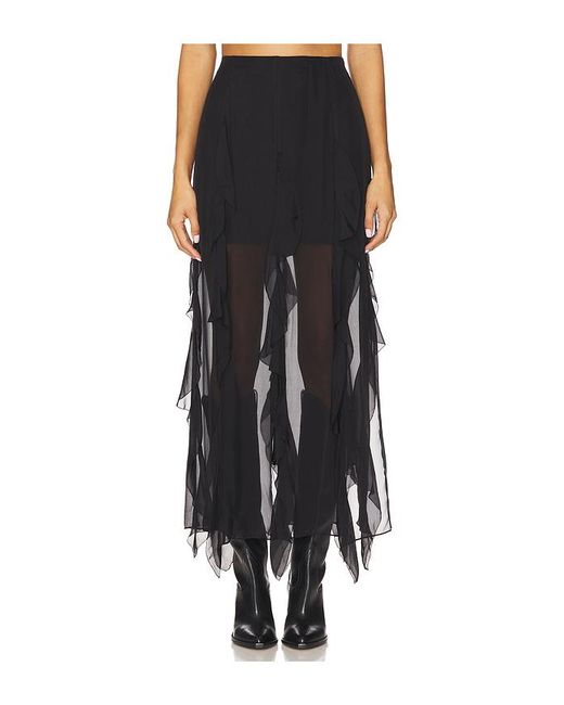 Veronica Beard Black Ava Skirt