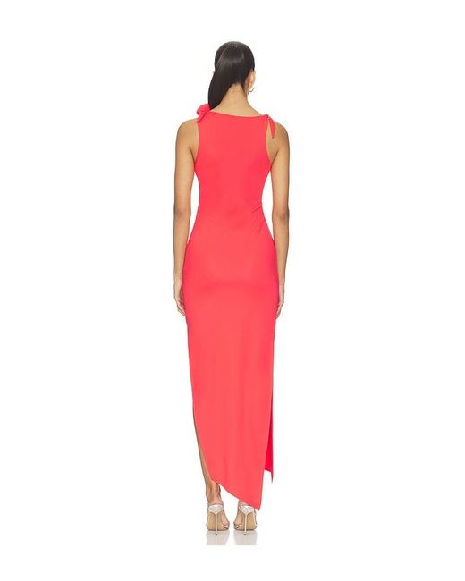 Coperni Red Flower Gown