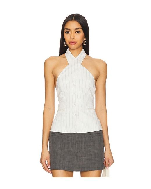 ALL THE WAYS White Selene Top