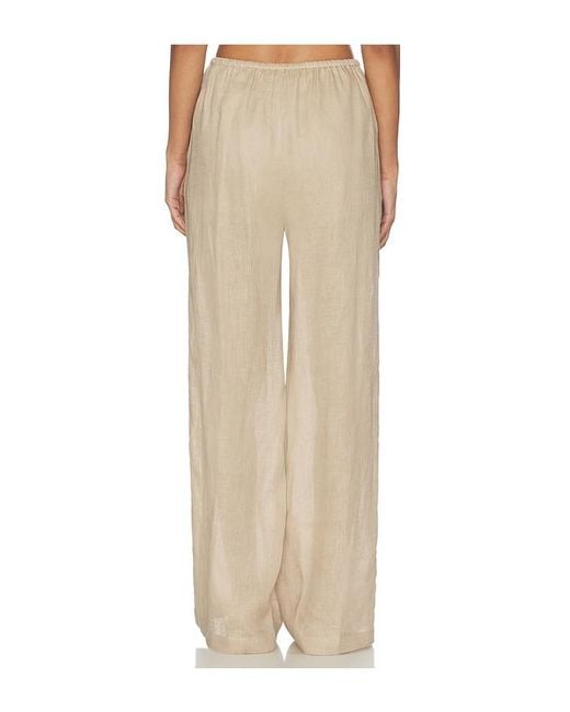 FRAME Natural The Linen Lounge Pant