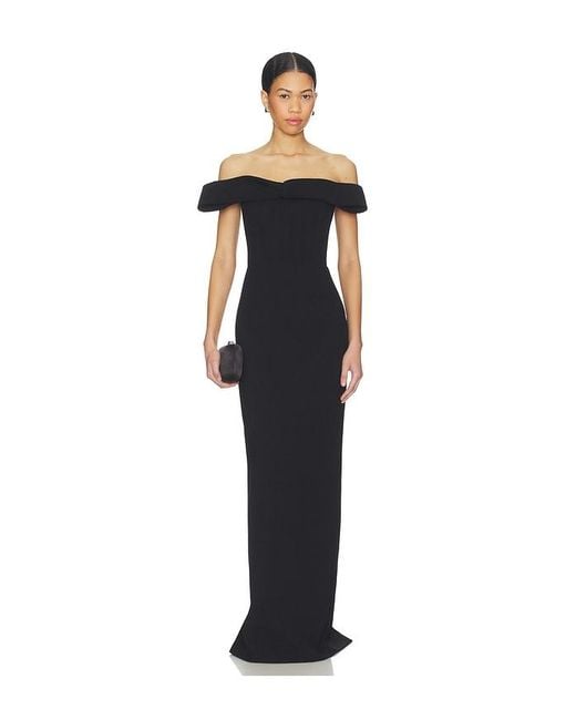 Rachel Gilbert Blue Rydell Gown