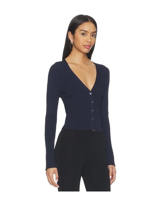 Jonathan Simkhai Blue Ailany Cardigan