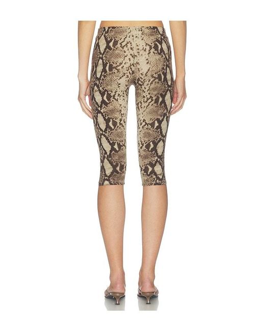 Indah Natural Printed High Waisted Capri Pant