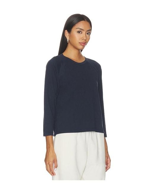 Leset Blue Margo Baseball Tee