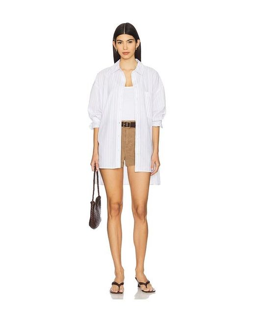 PAIGE White Anessa Short