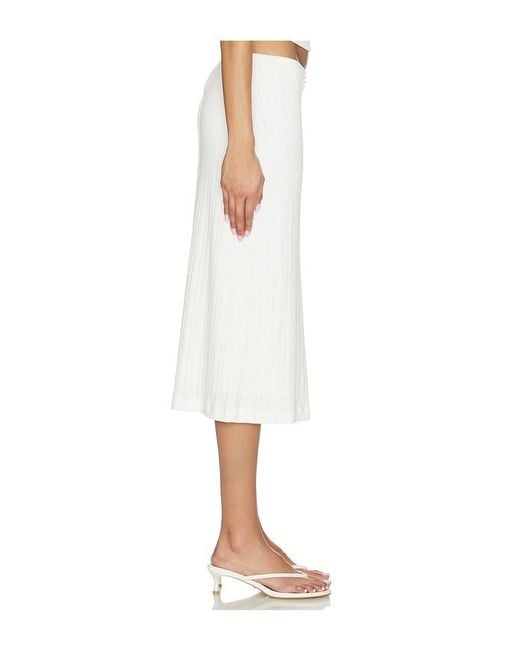 Lacoste White Pointelle Skirt