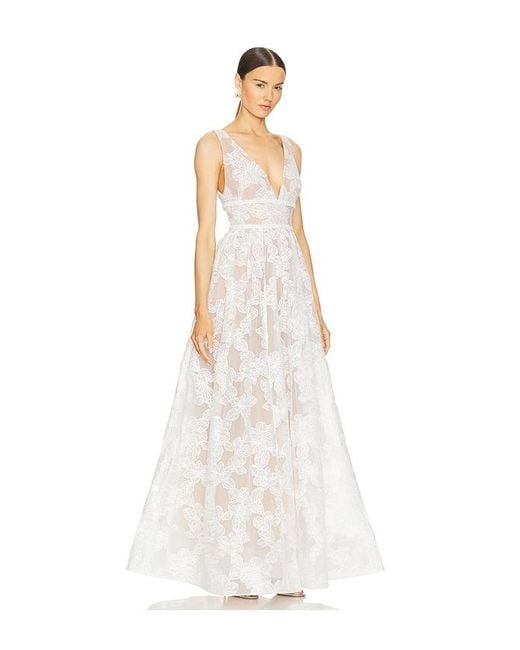 Bronx and Banco White Lily Gown