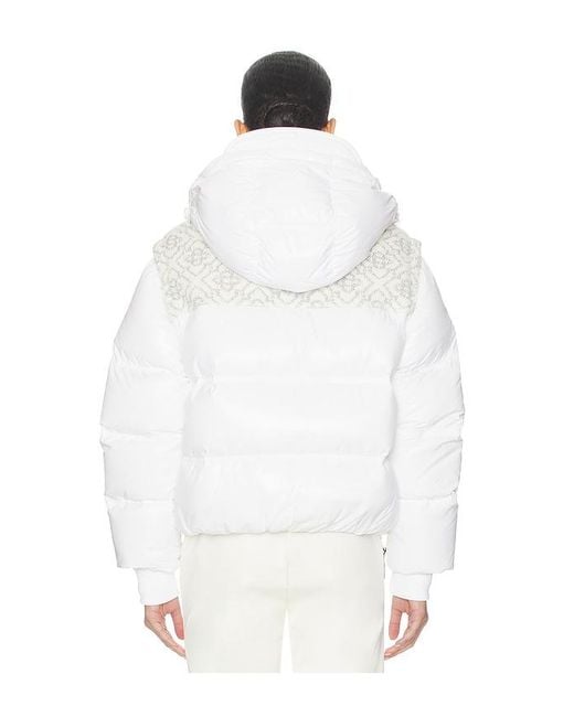 Casablanca White Puffer With Removable Sleeves