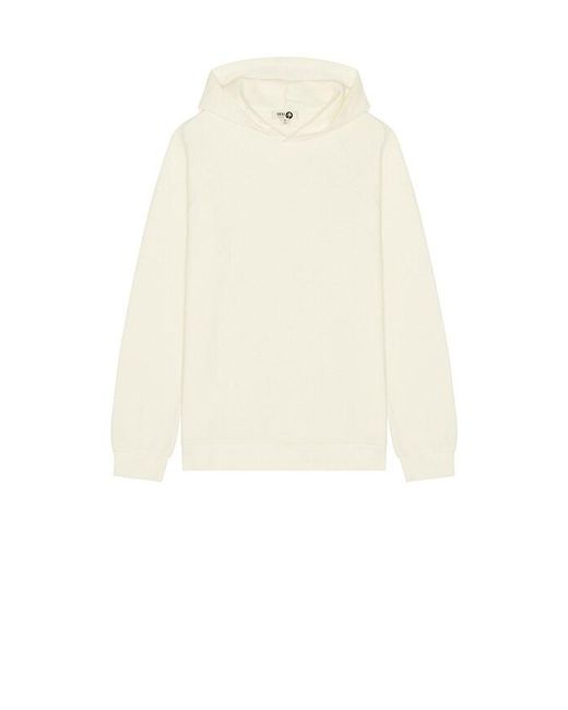 Barefoot Dreams White Waffle Thermal Hoodie for men