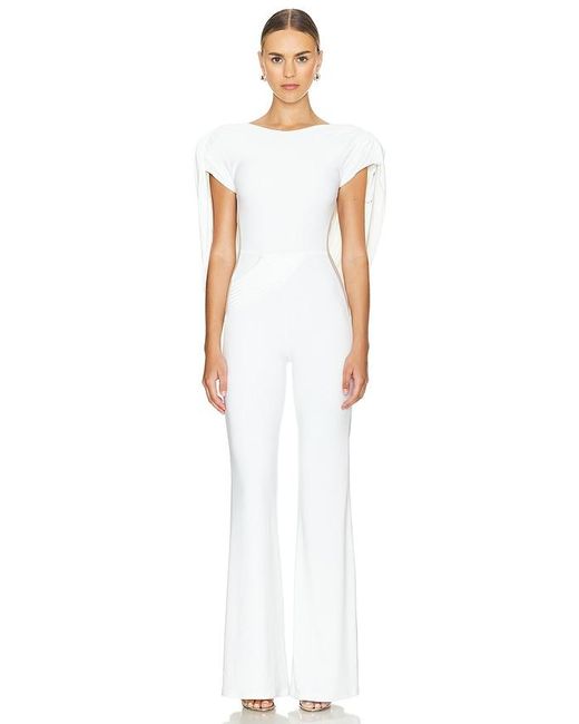 Zhivago White Takin' It All Jumpsuit
