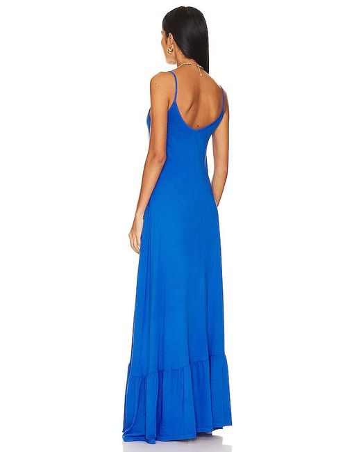 Lauren Moshi Blue Beatrix Painted Evil Eye Dress