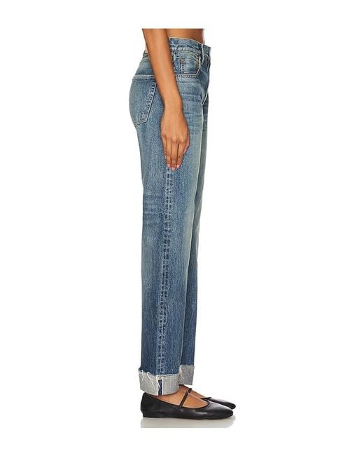 Moussy Blue Hopewell Straight Jeans