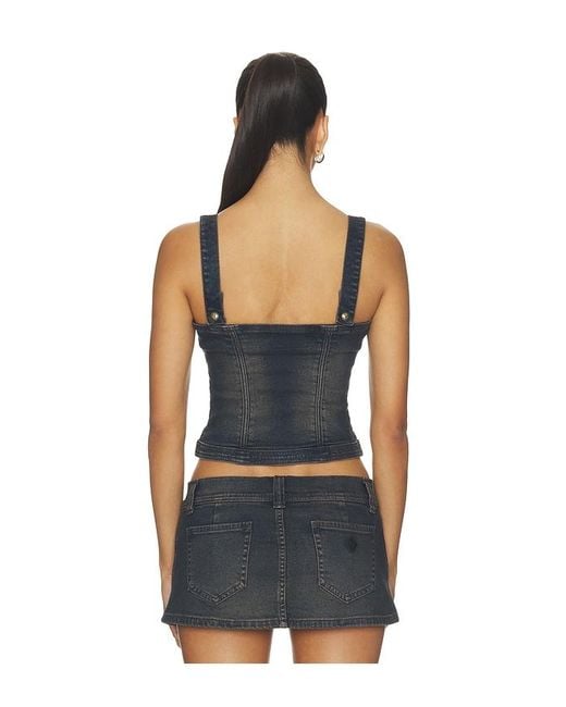 A.Brand Blue Denim Bustier
