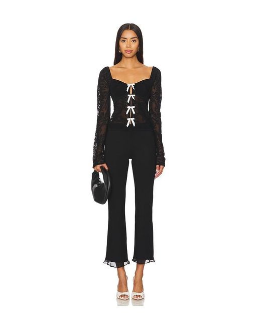 MAJORELLE Black Myla Top