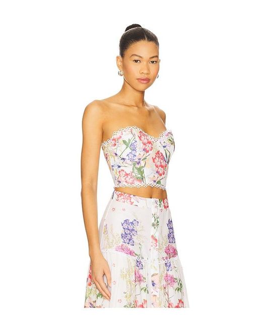 Charo Ruiz White Bio Bustier