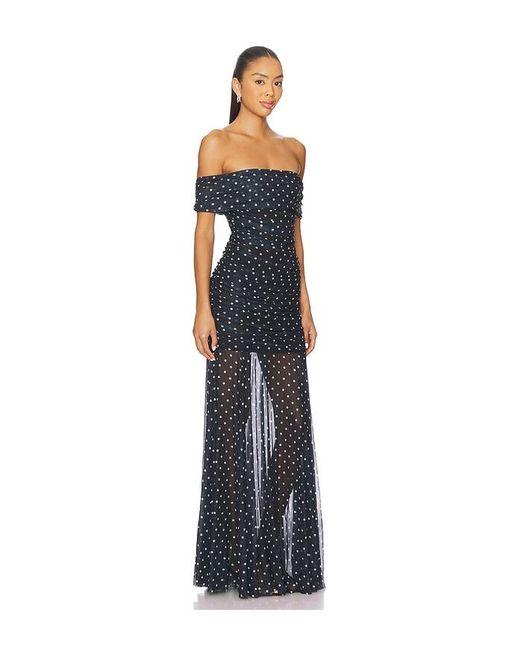 MAJORELLE Blue Abendkleid Lena