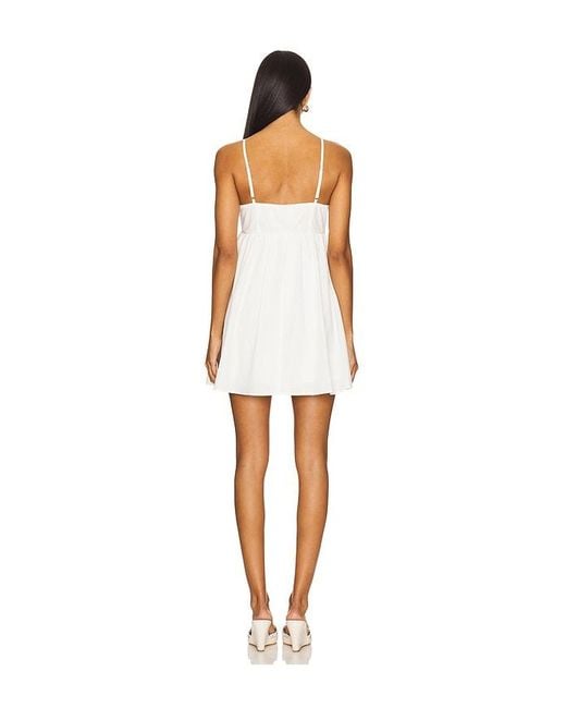 MORE TO COME White Ava Babydoll Dress