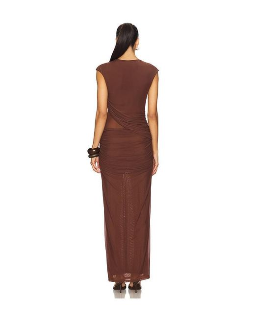 ROBE MAXI LORELAI en Chocolate SNDY'S en coloris Brown