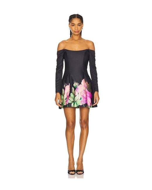Elliatt Black Azelie Off Shoulder Mini Dress