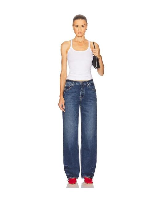 GRLFRND Blue Slim Racer Tank