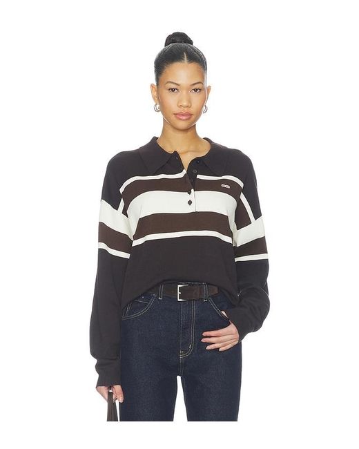 Gestuz Blue Alexu Polo Pullover Sweater