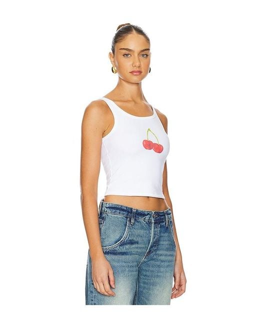 SNDY'S Blue X Revolve Tank Top