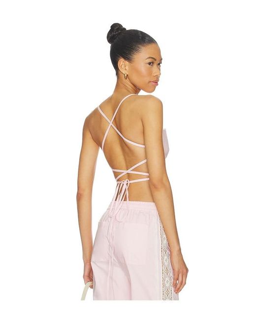 MSGM Pink Sleeveless Top