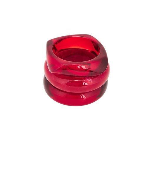 Luv Aj Red The Formentera Bangle Set