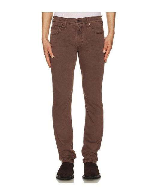 PAIGE Brown Lennox Slim Jeans for men