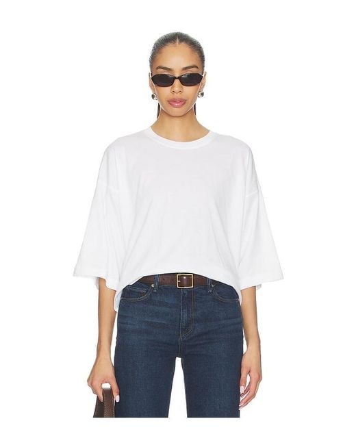 FAVORITE DAUGHTER White The Over It Tee