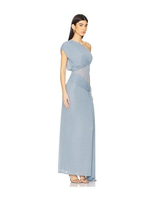 Lovers + Friends Blue Lea Gown