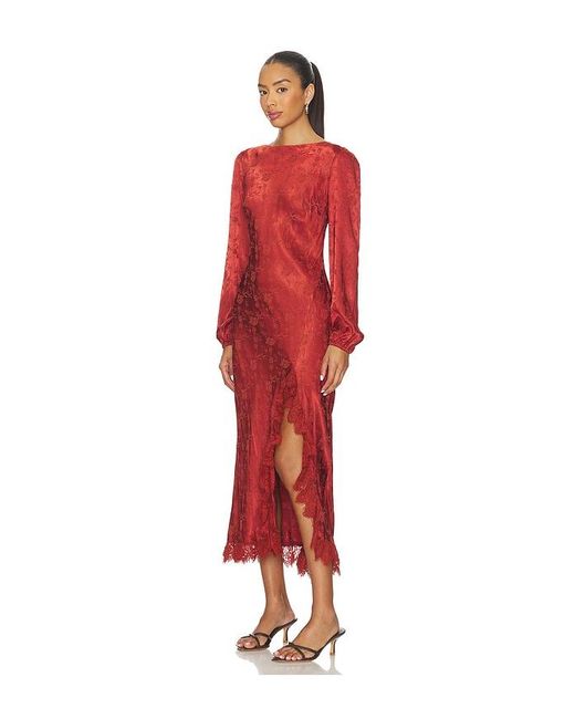 Astr Red Ilaria Dress
