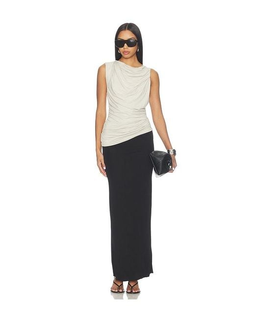 Paris Georgia Black Half Moon Skirt