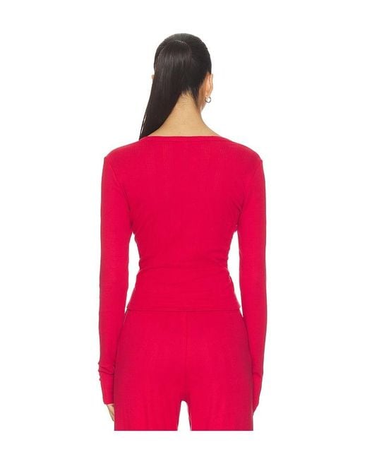 RAT BOI Red Pointelle Cardigan