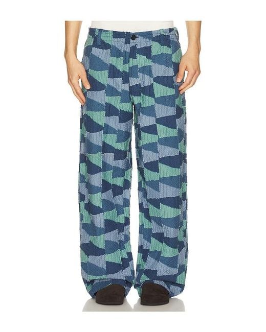 Kardo Blue Kedar Pants for men