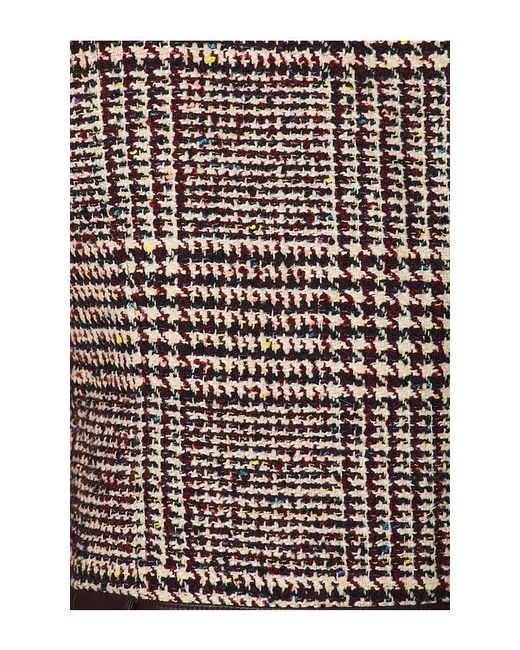 Central Park West Blue Billie Houndstooth Jacket