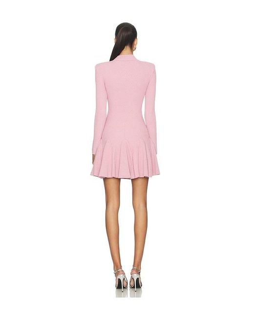 retroféte Pink Sydonie Knit Dress