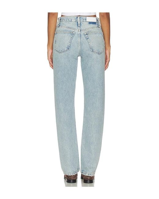 Re/done Blue Blondie Straight Jeans