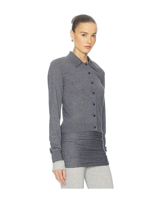Helsa Gray Cardigan Kerstin