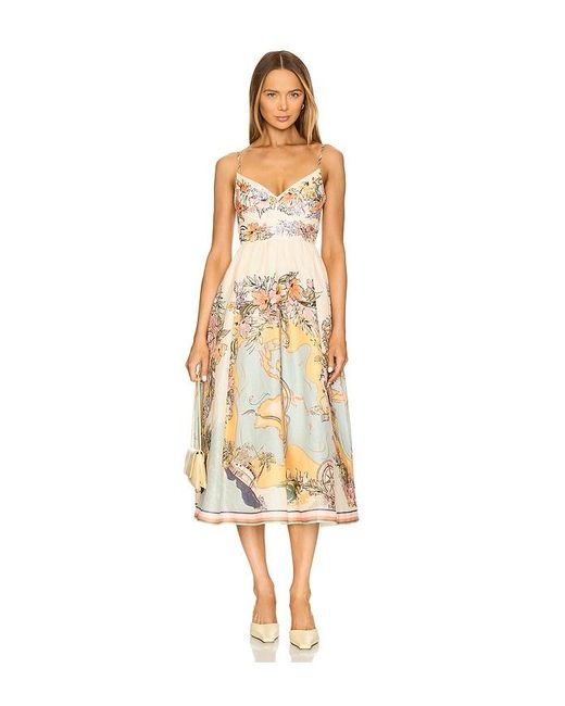 zimmermann silk tuck dress Zimmermann Silk Drape Dress