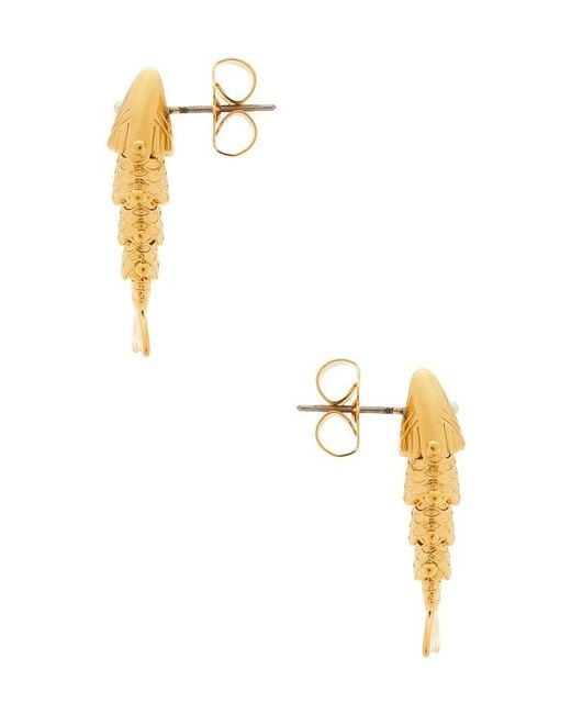 Brinker & Eliza Metallic Anchovy Earrings