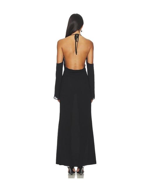 superdown Black Ivania Maxi Dress