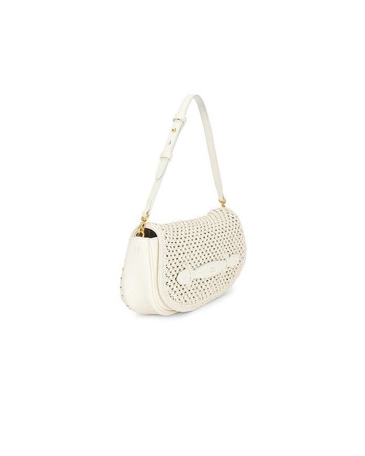 Polo Ralph Lauren White Leather Long Flap Clutch Large