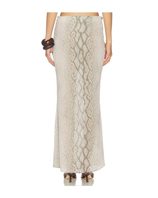 lovewave White The Charisse Maxi Skirt