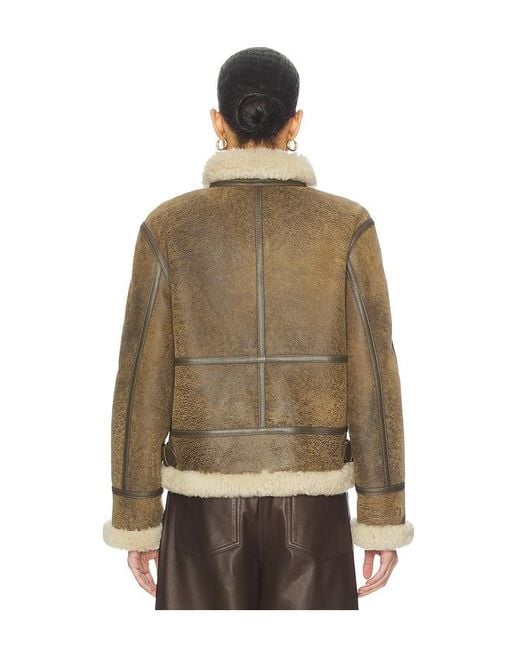 AllSaints Brown Lorel Vintage Jacket